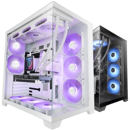 Caja Gaming Semitorre Mars Gaming MCVPRO/ Blanca